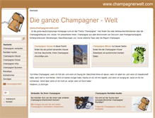 Tablet Screenshot of champagnerwelt.com